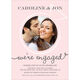 Blush Wedding Union Engagement Invitations Image 4 of 5